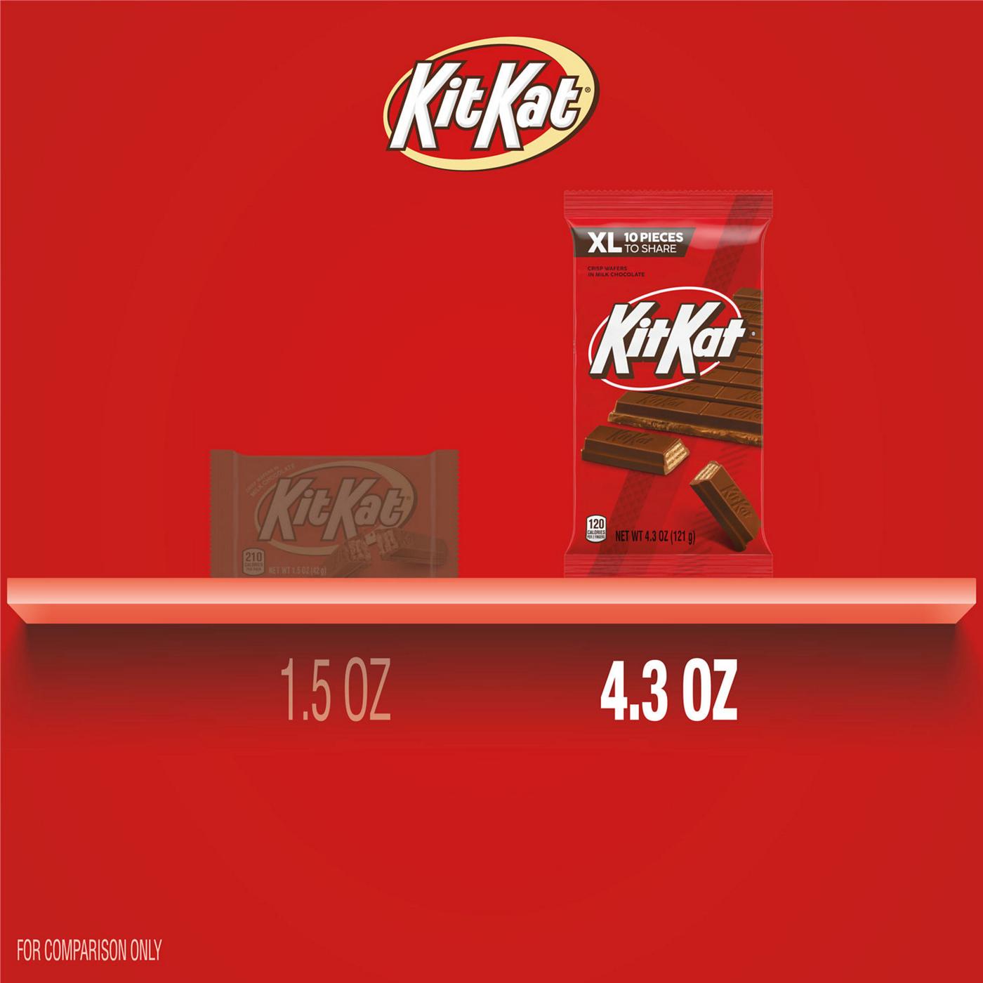 Kit Kat Milk Chocolate Wafer XL Candy Bar, 10 pc; image 5 of 6