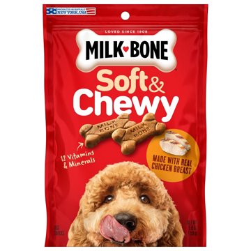 MilkBone Soft and Chewy Dog Treats Chicken Recipe With Chicken Breast, 5.6 oz