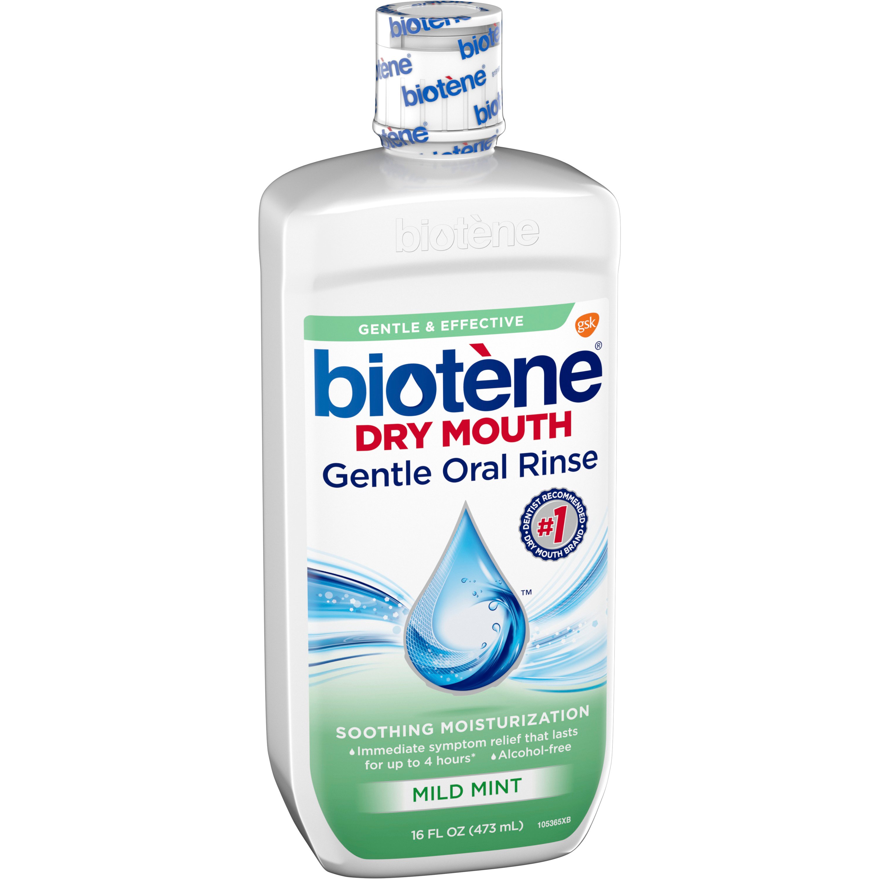 Biotene Dry Mouth Mild Mint Gentle Oral Rinse Shop Mouthwash at HEB