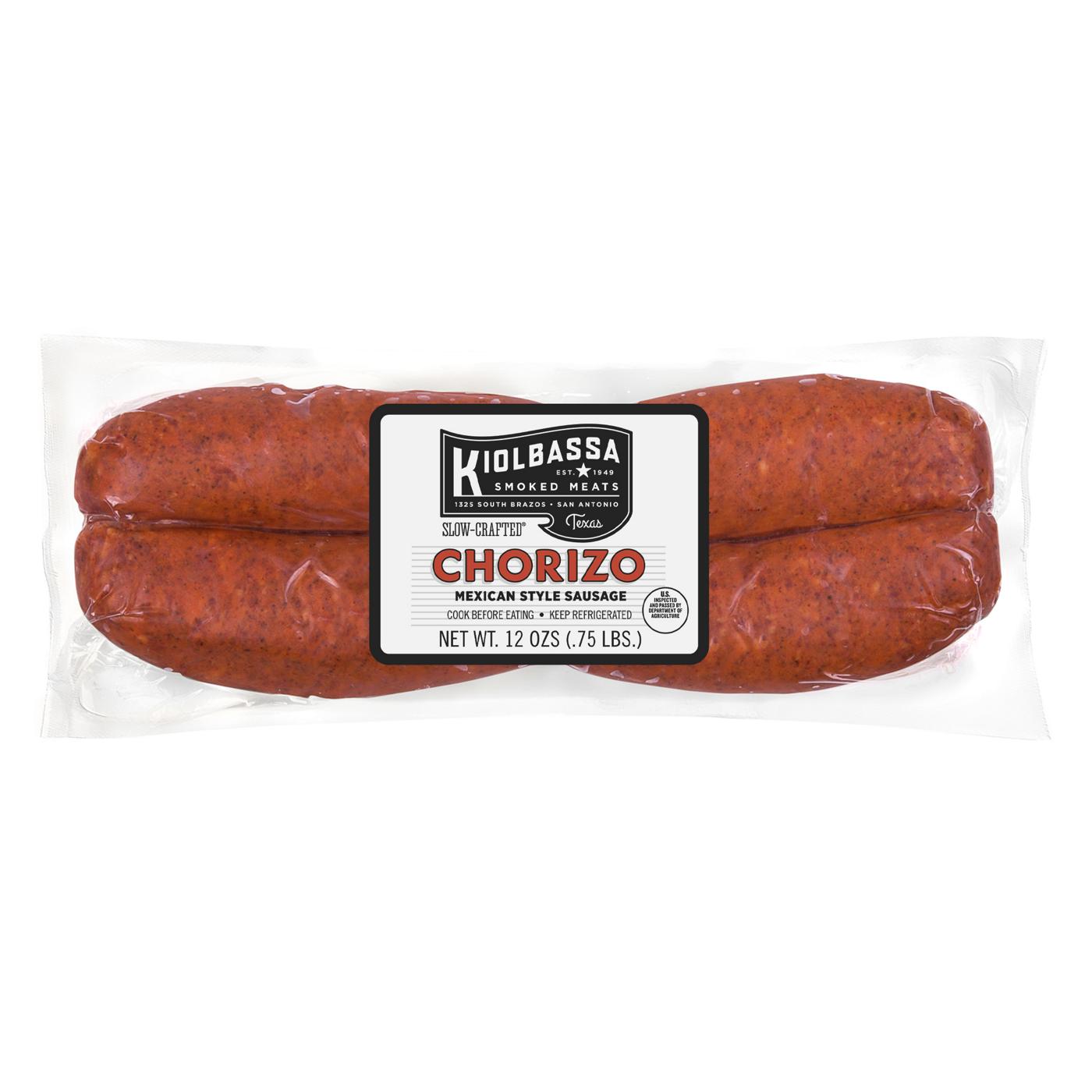 Kiolbassa Mexican-Style Pork Chorizo Sausage Links; image 1 of 2