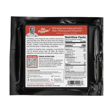 Kiolbassa Classic Chorizo, Links, 12 oz