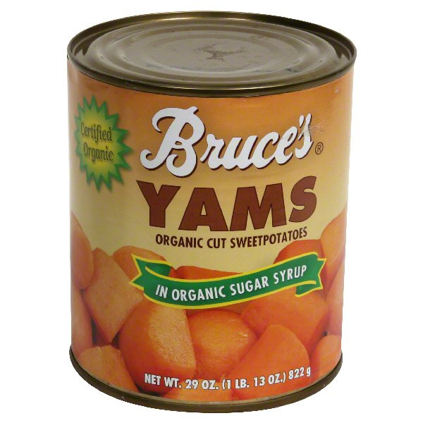 Bruce's Organic Sweet Potato Yams In Syrup Shop Canned & Dried Food at HEB