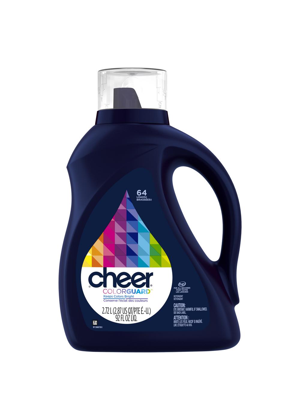 Cheer Colorguard HE Liquid Laundry Detergent, 64 Loads; image 1 of 7
