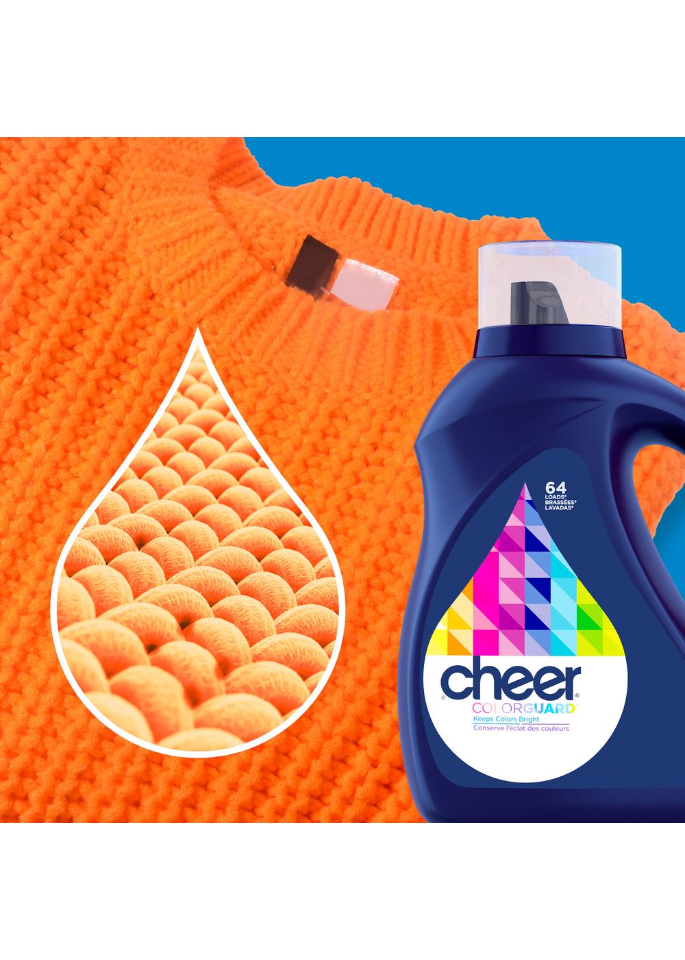 Cheer Colorguard HE Liquid Laundry Detergent, 64 Loads; image 2 of 7