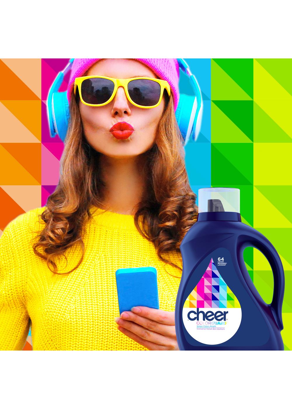 Cheer Colorguard HE Liquid Laundry Detergent, 64 Loads; image 4 of 7