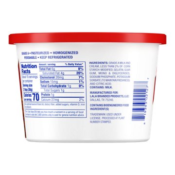 LALA Crema Mexicana Sour Cream, 16 oz