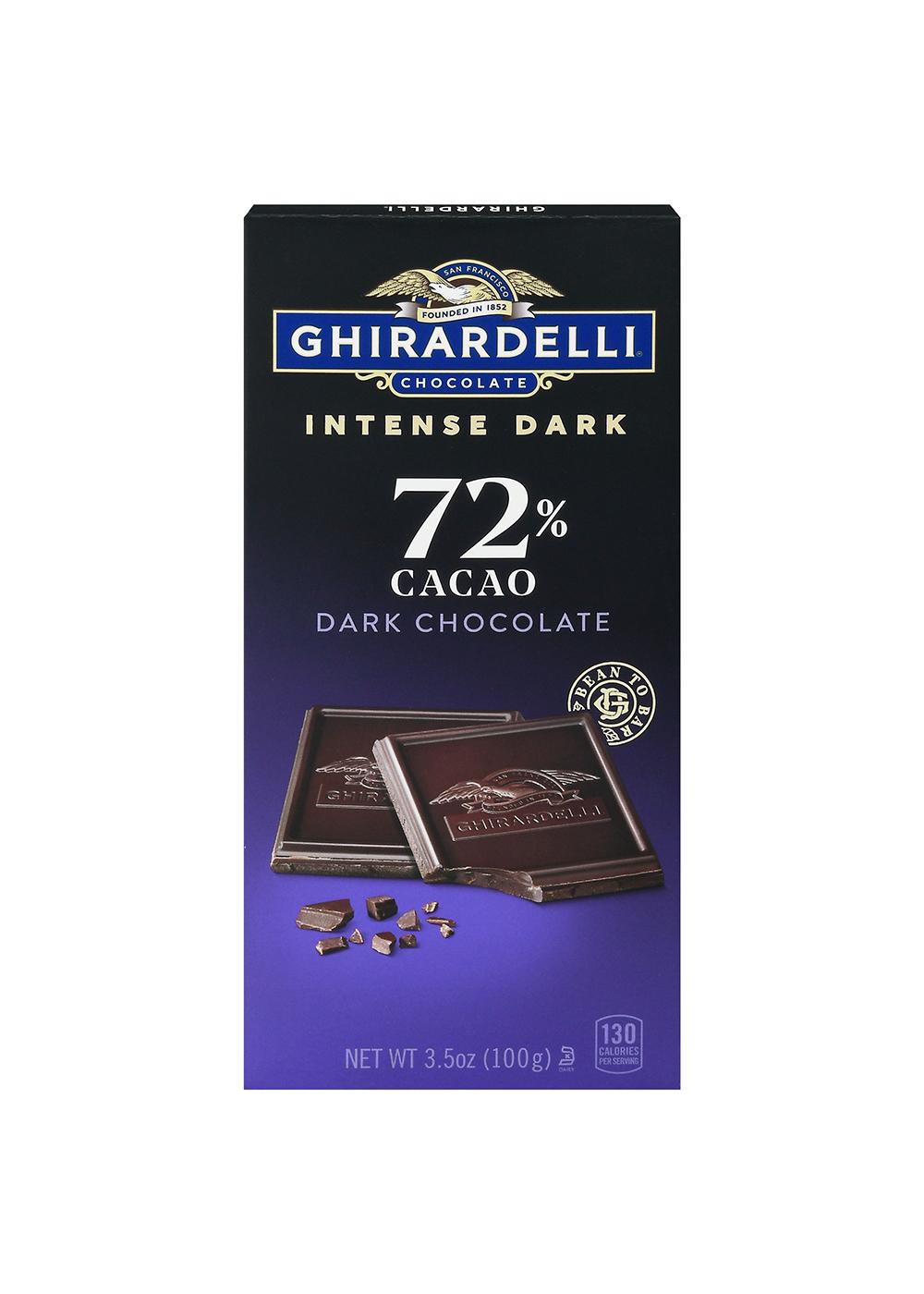 Ghirardelli Intense Dark 72% Cacao Chocolate Bar; image 1 of 5