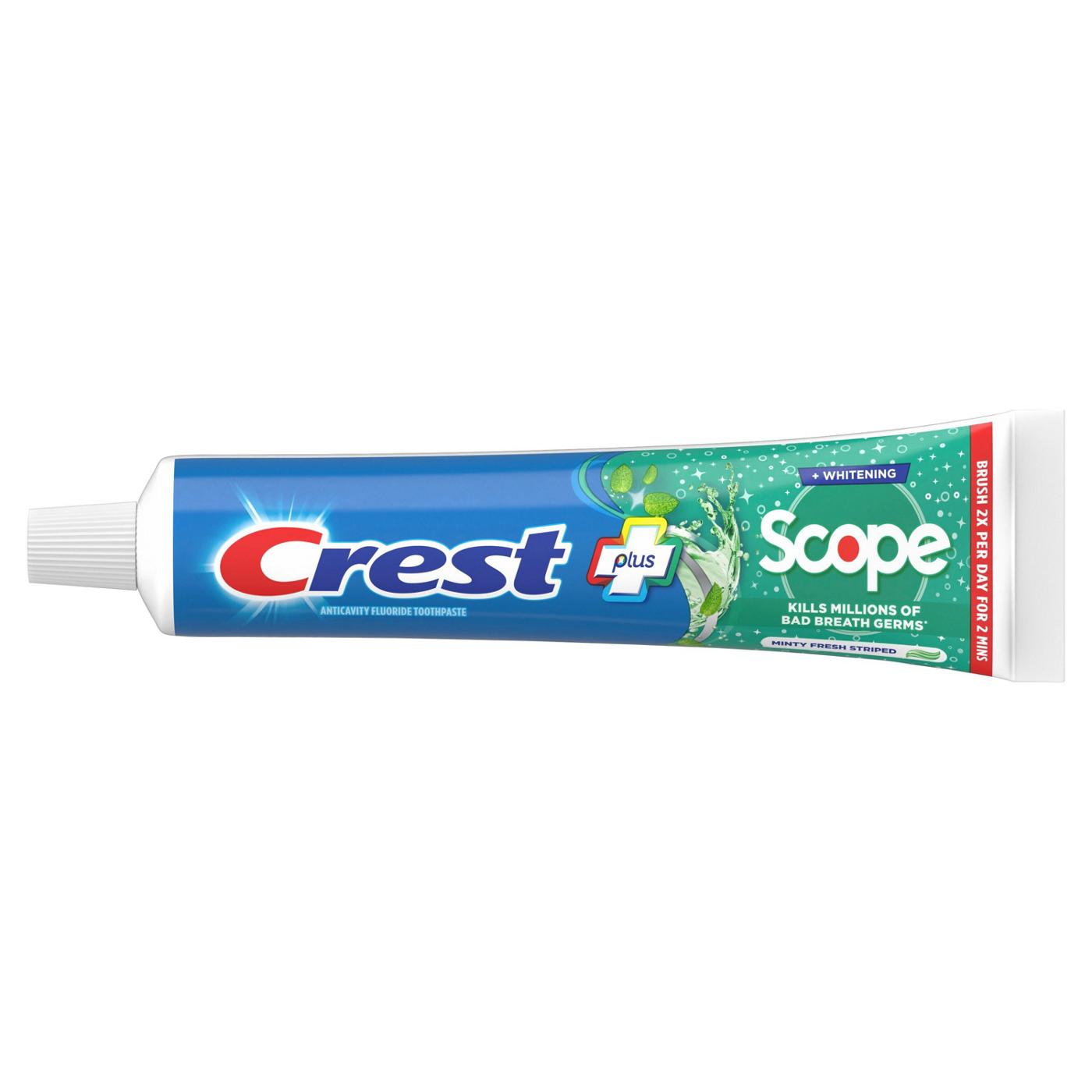 Crest Complete + Scope Whitening Toothpaste - Minty Fresh Striped, 2 Pk; image 10 of 10