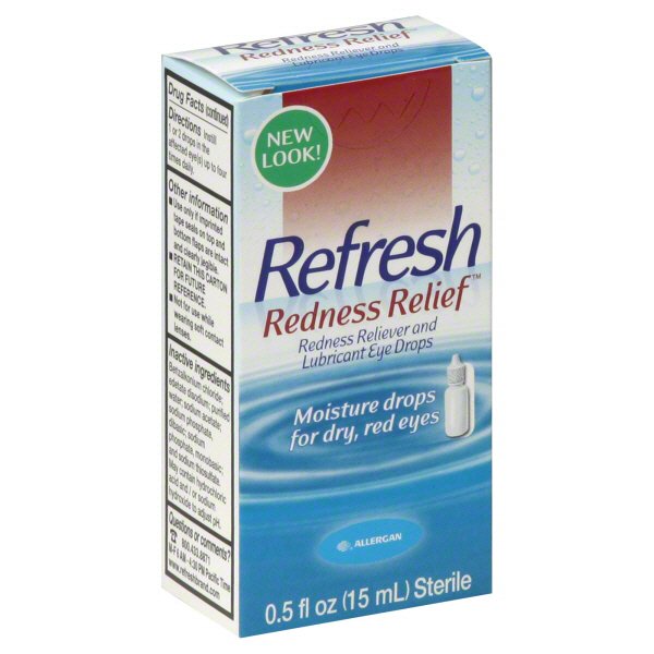 Allergan Refresh Redness Relief Lubricant Eye Drops Shop Eye Drops