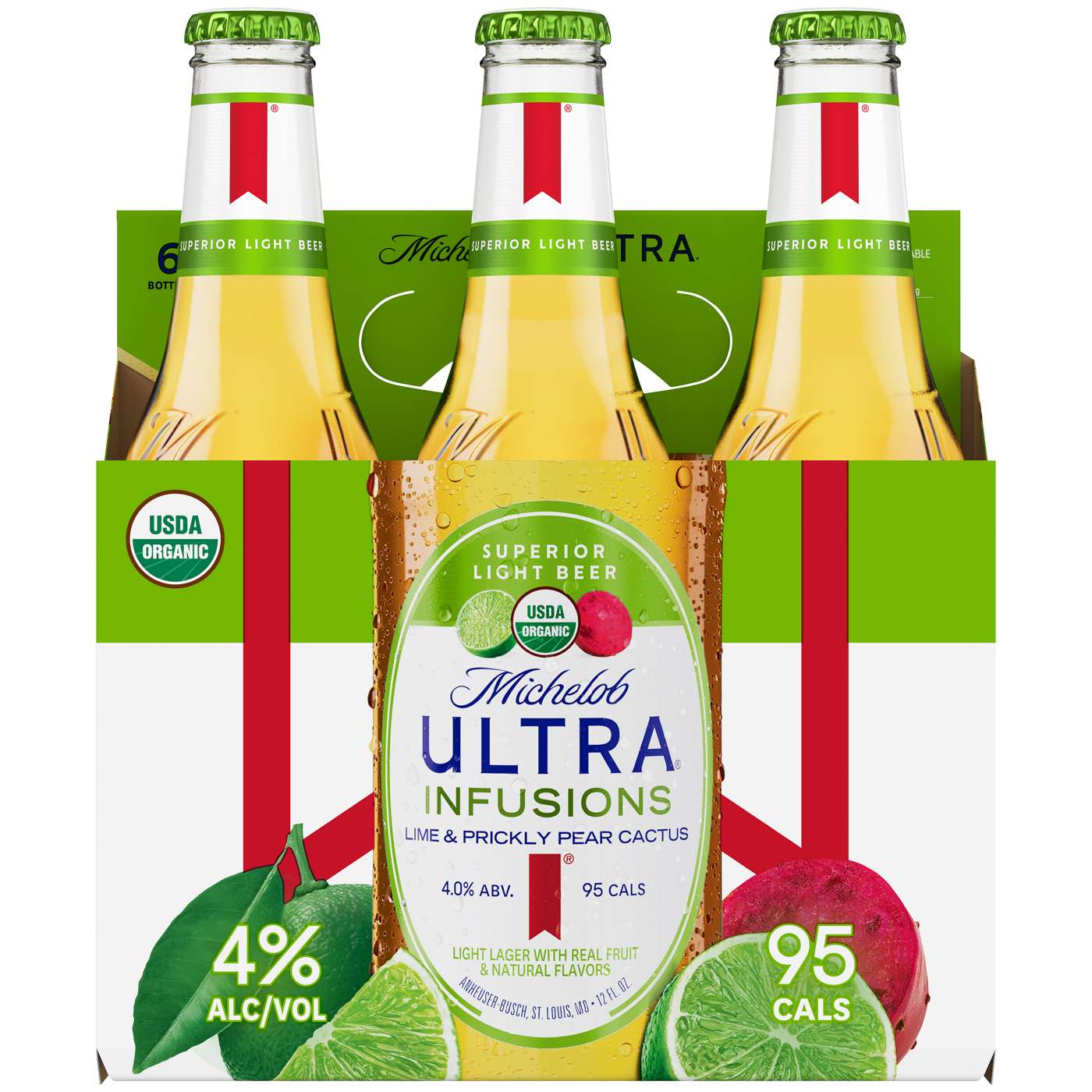 Michelob Ultra Lime Cactus Beer 12 oz Bottles; image 2 of 2