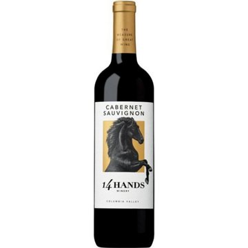 14 Hands Cabernet Sauvignon Washington Red Wine, 750 mL