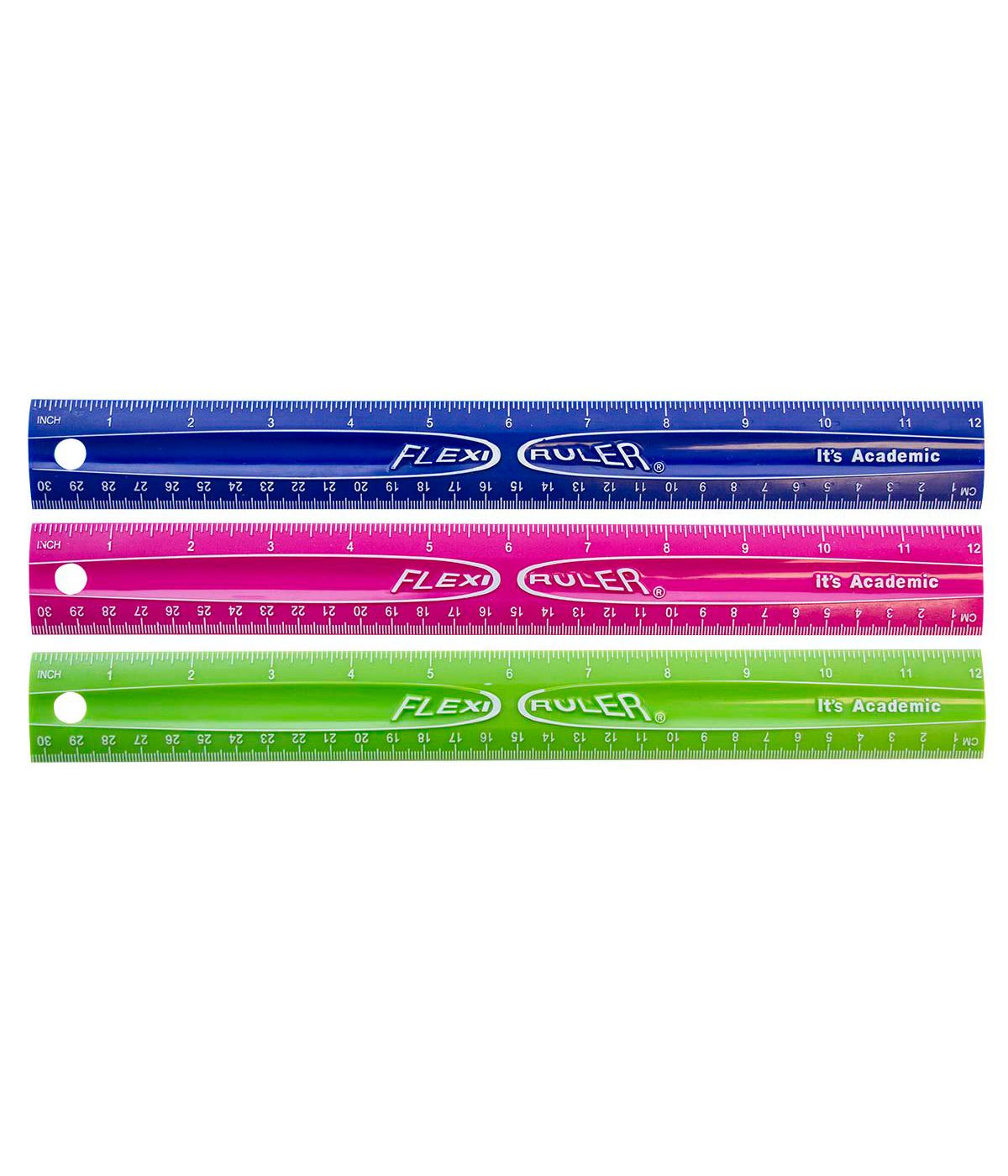 Its Academic Flexi Ruler, Assorted Colors; image 4 of 4