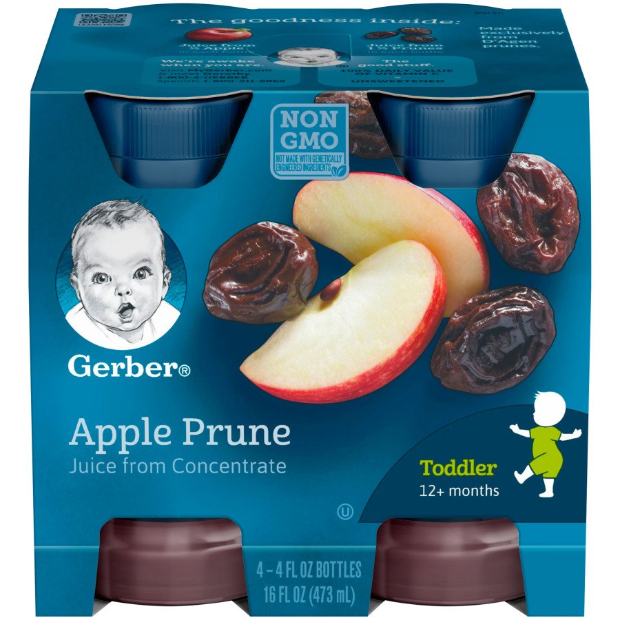 Gerber Fruit Juice Apple Prune Shop Juice & water at HEB