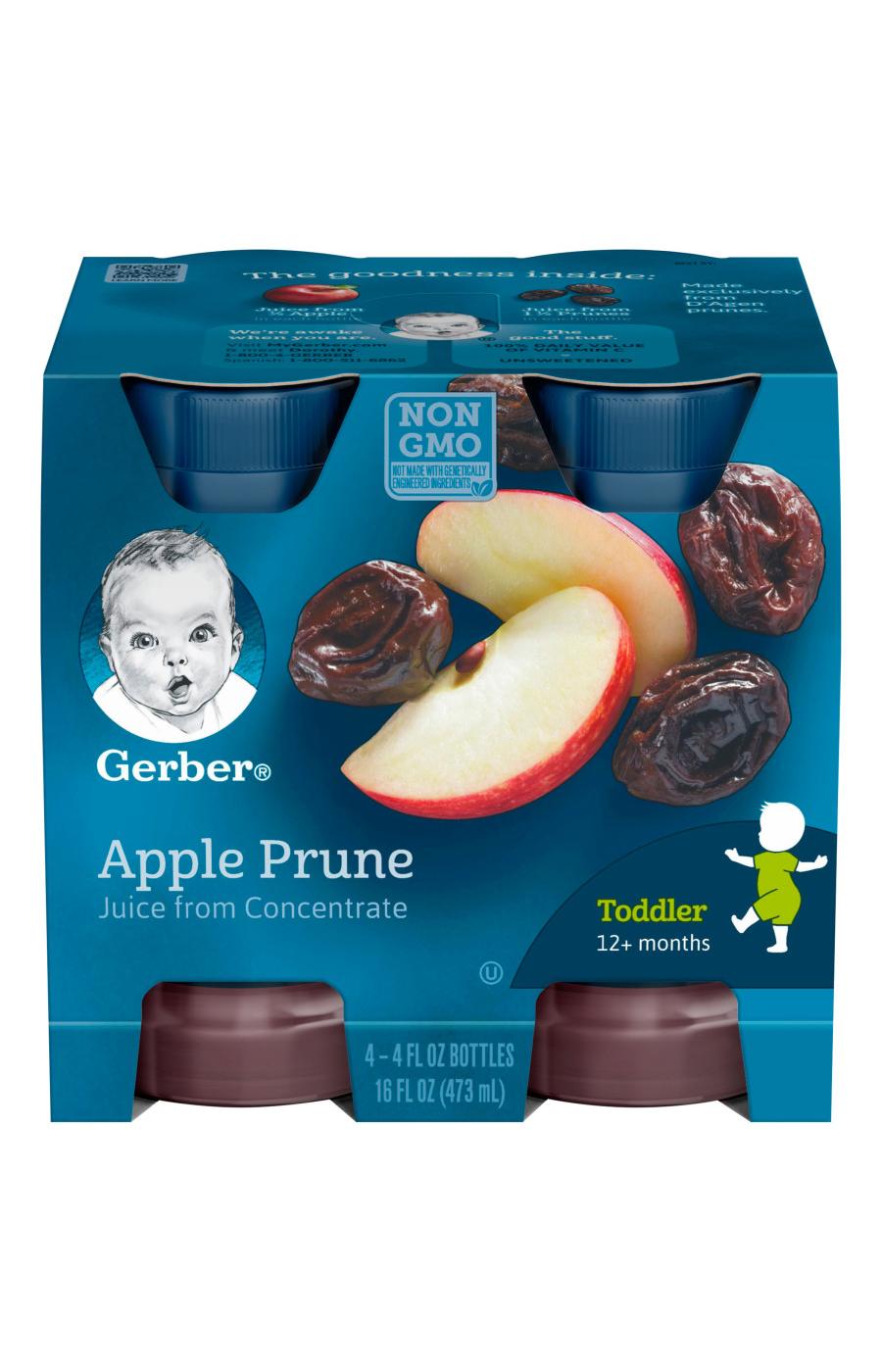 Gerber Fruit Juice - Apple Prune; image 1 of 7