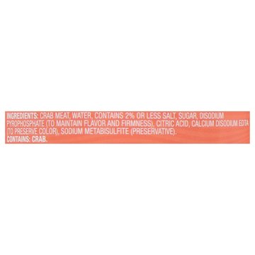 Bumble Bee 14g Protein White Crabmeat, 4.25 oz