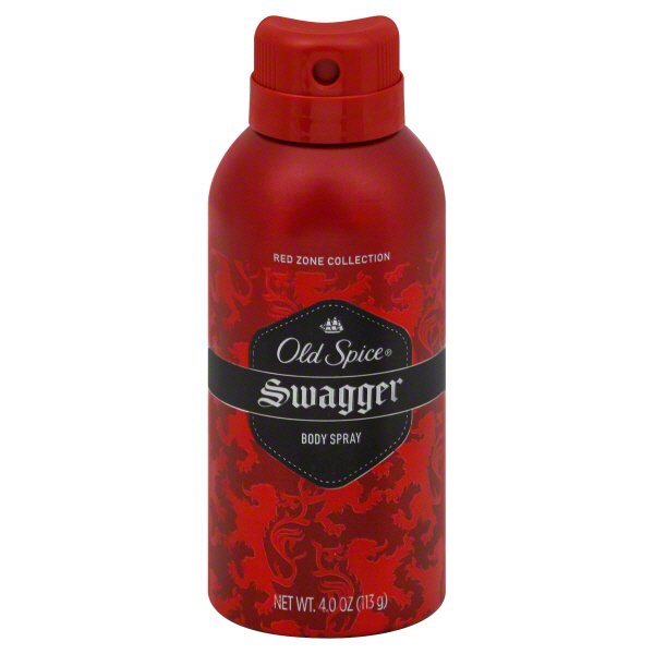 Old Spice Red Zone Swagger Scent Body Spray for Men, 3.75 oz