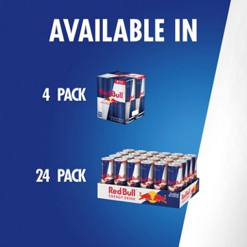 Red Bull Original Energy Drink 4 pk Cans, 12 oz