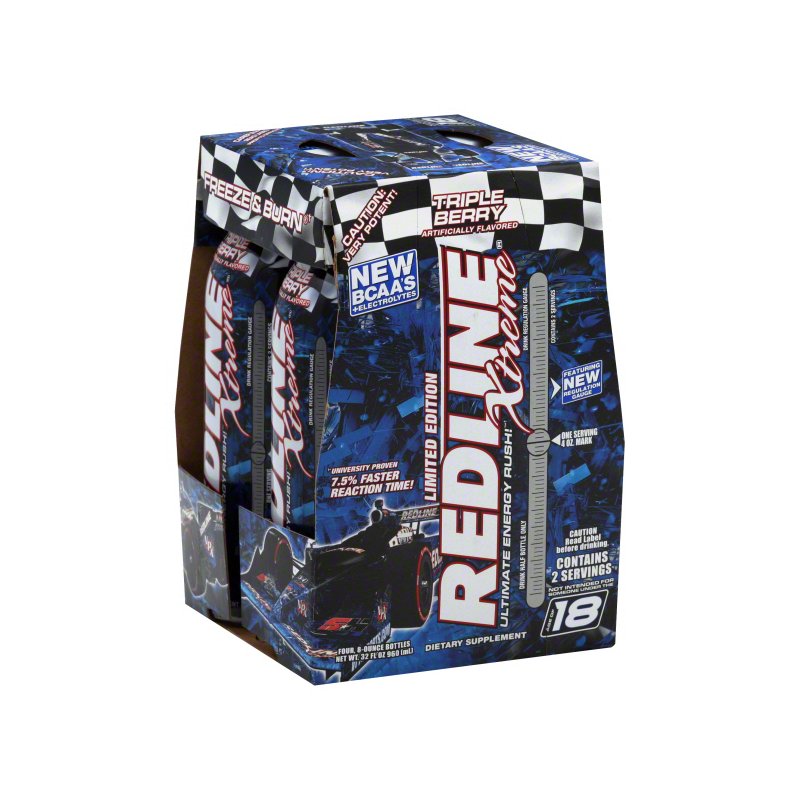 redline energy drink caffeine amount