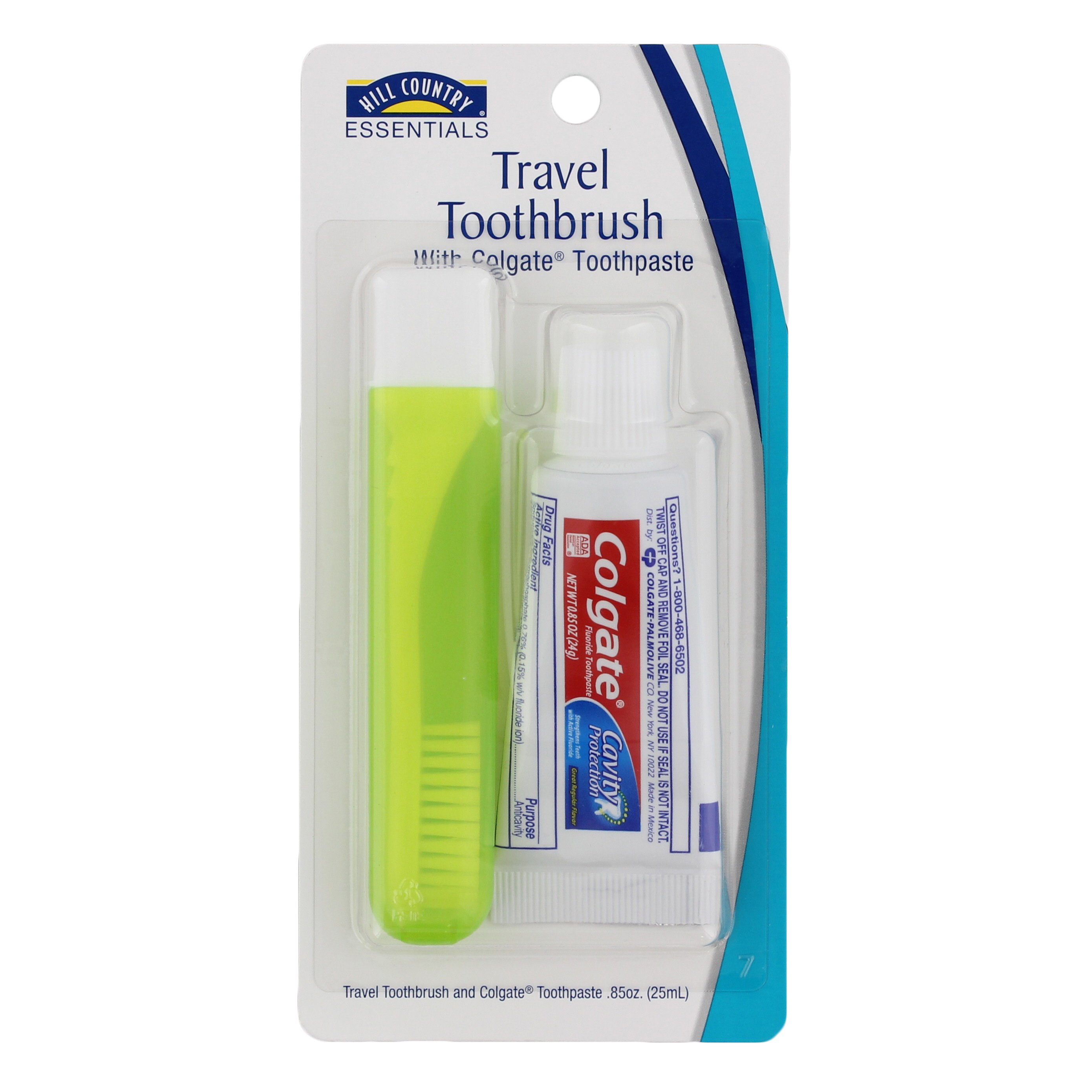 Travel toothbrush and sale toothpaste