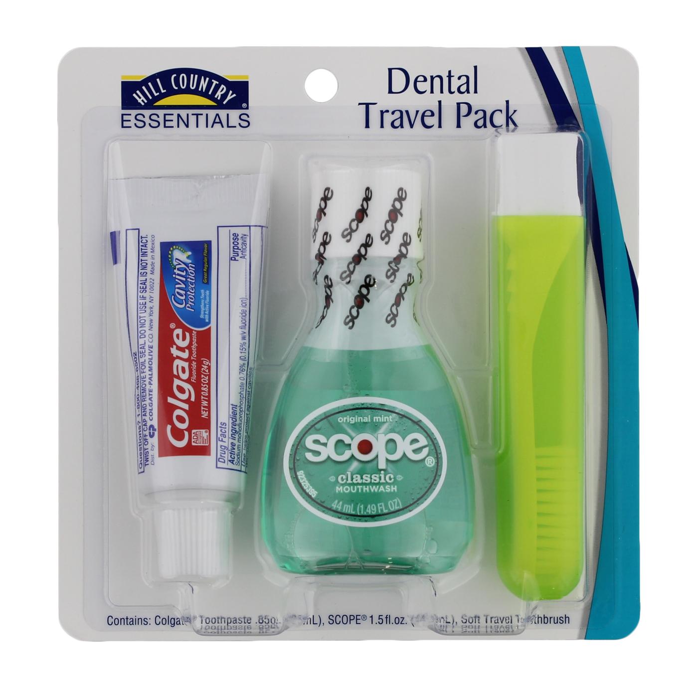 Hill Country Essentials Travel Size Dental Pack - Assorted; image 2 of 5