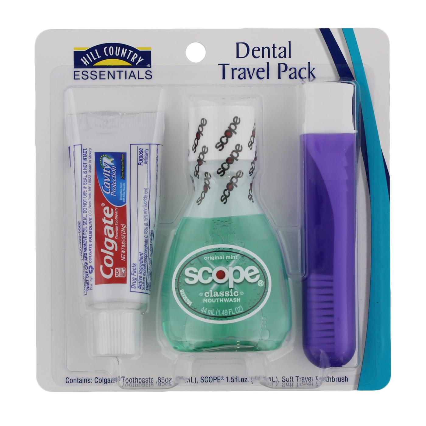 Hill Country Essentials Travel Size Dental Pack - Assorted; image 2 of 5