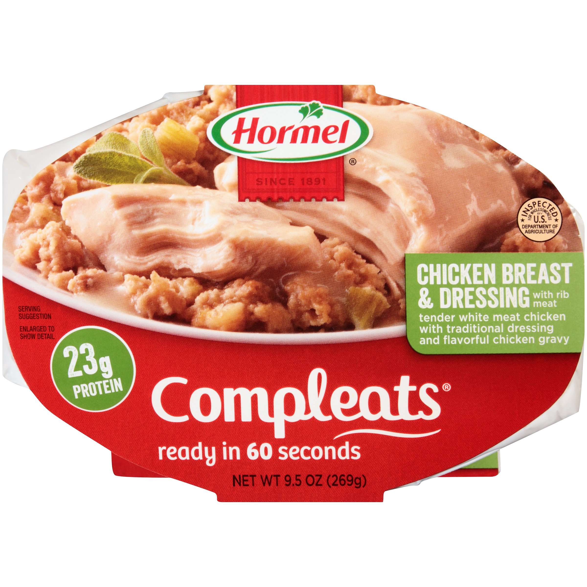 Hormel Compleats Chicken Breast Dressing Shop Pantry Meals At