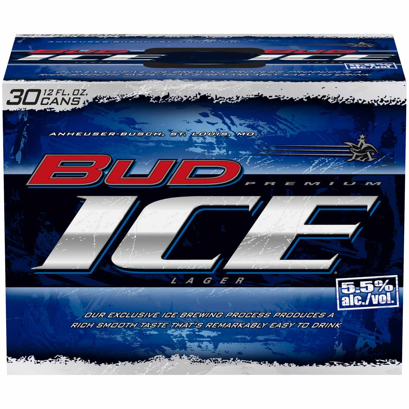 Bud Ice Premium Lager Beer, 30 pack; image 2 of 2