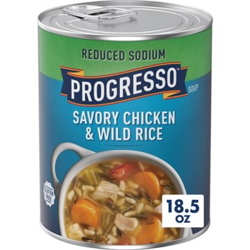 Progresso Reduced Sodium Savory Chicken & Wild Rice Soup