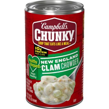Campbell's Chunky Healthy Request New England Clam Chowder