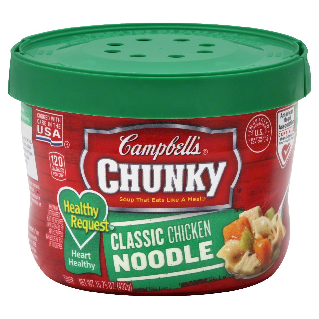 Campbell's Chunky Healthy Request Classic Chicken Noodle Soup - Shop Soups  & Chili at H-E-B