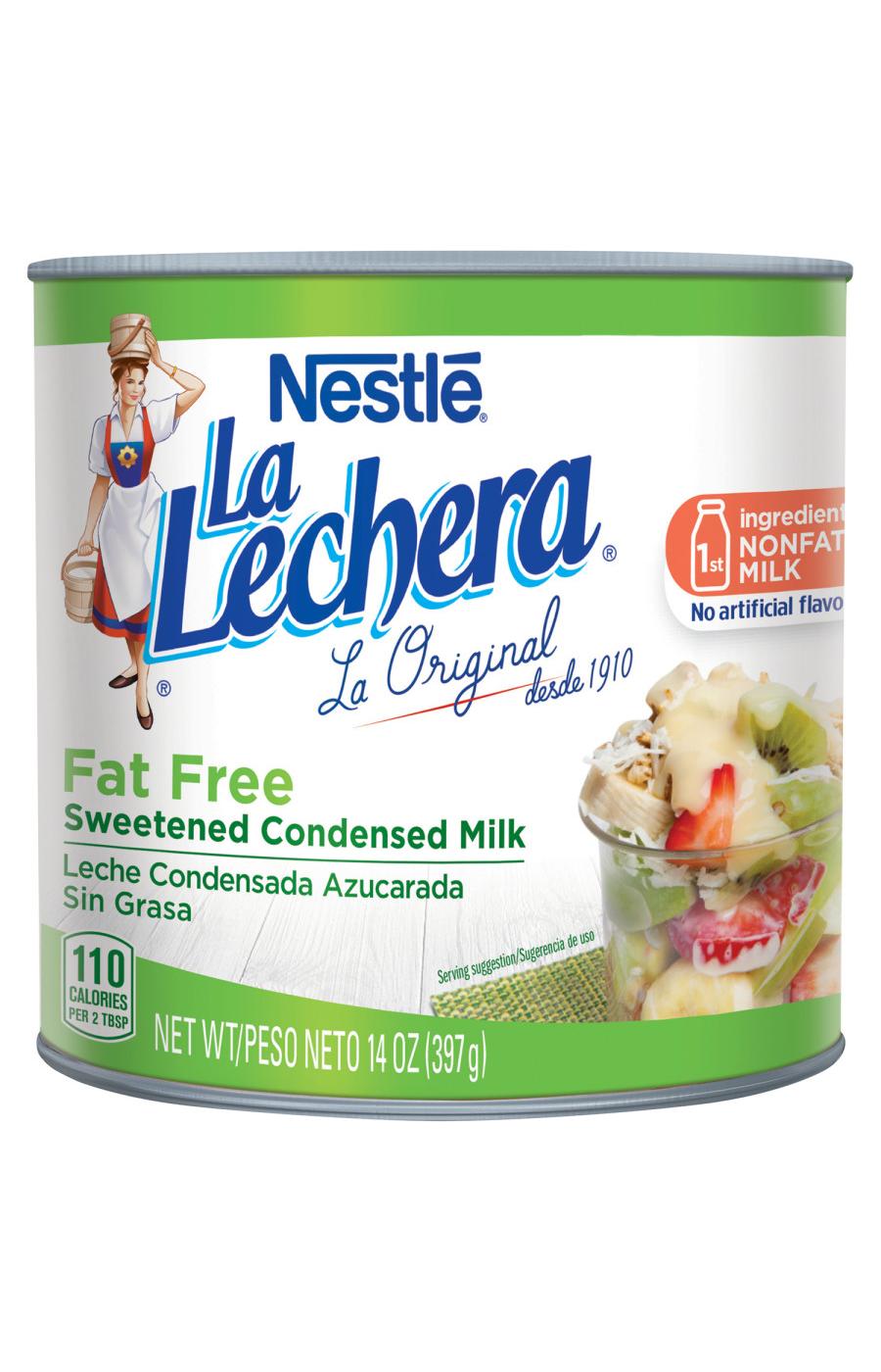 Nestle La Lechera Fat Free Sweetened Condensed Milk; image 1 of 8