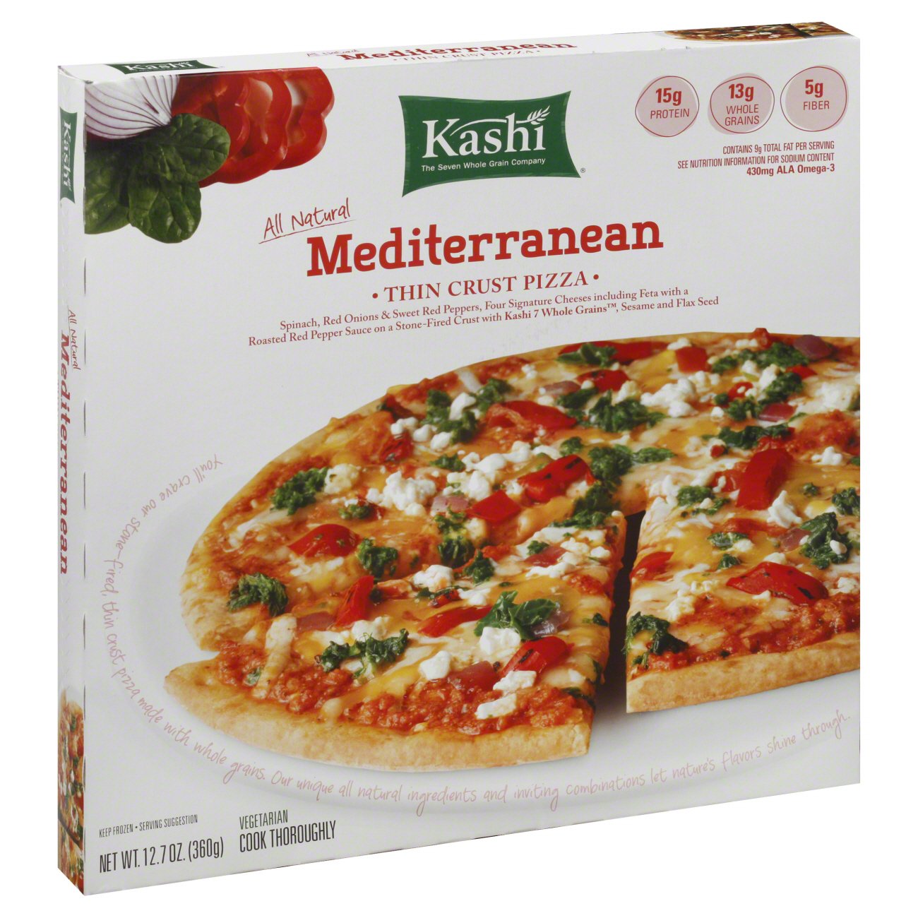 Kashi Thin Crust Mediterranean Pizza Shop Pizza at HEB