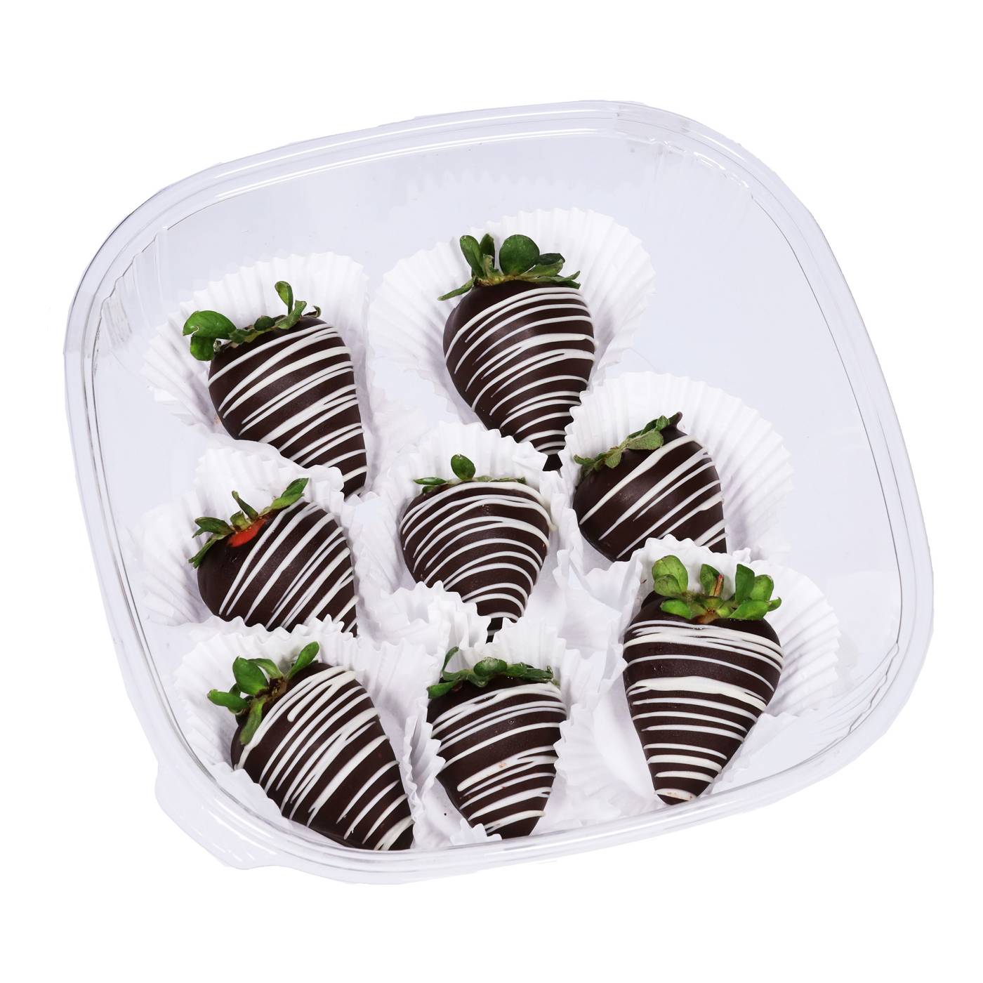 H-E-B Bakery Dark Chocolate-Dipped Strawberries; image 1 of 2