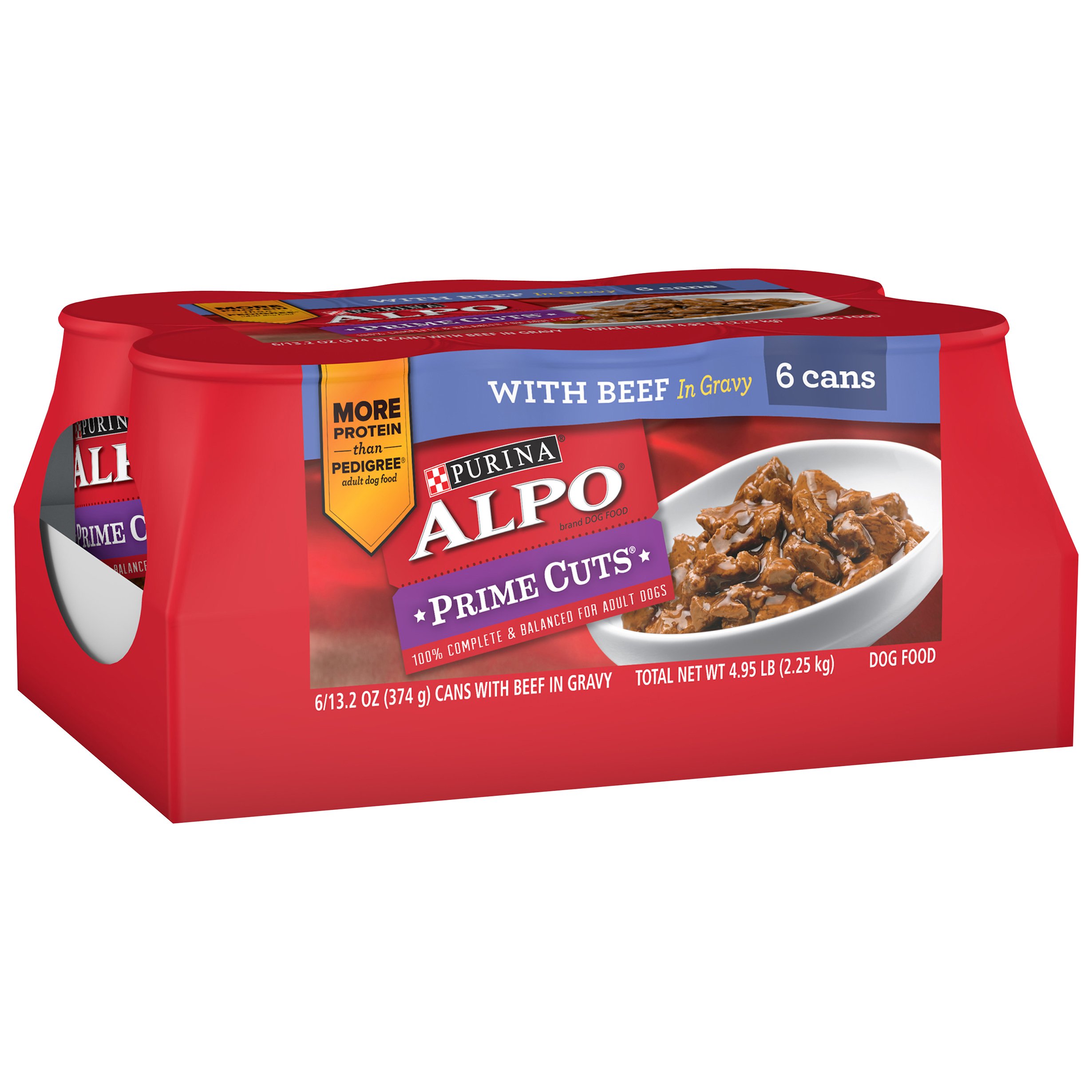 Purina Alpo Prime Cuts with Beef in Gravy Wet Dog Food - Shop Food at H-E-B