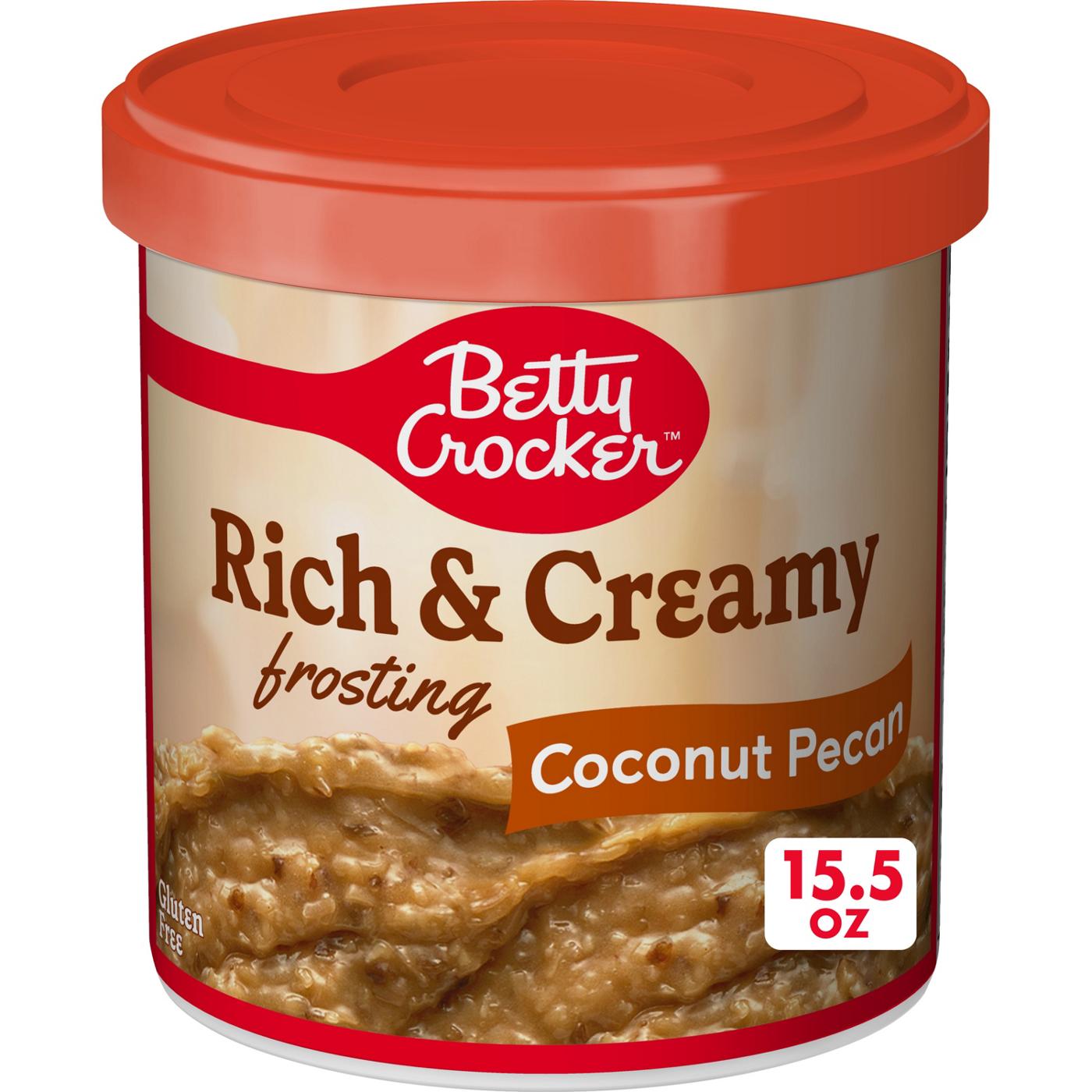 Betty Crocker Rich & Creamy Coconut Pecan Frosting; image 1 of 2