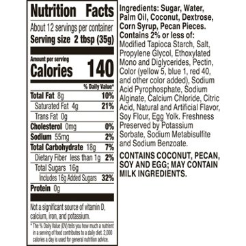 Betty Crocker Rich & Creamy Coconut Pecan Frosting, 15.5 oz