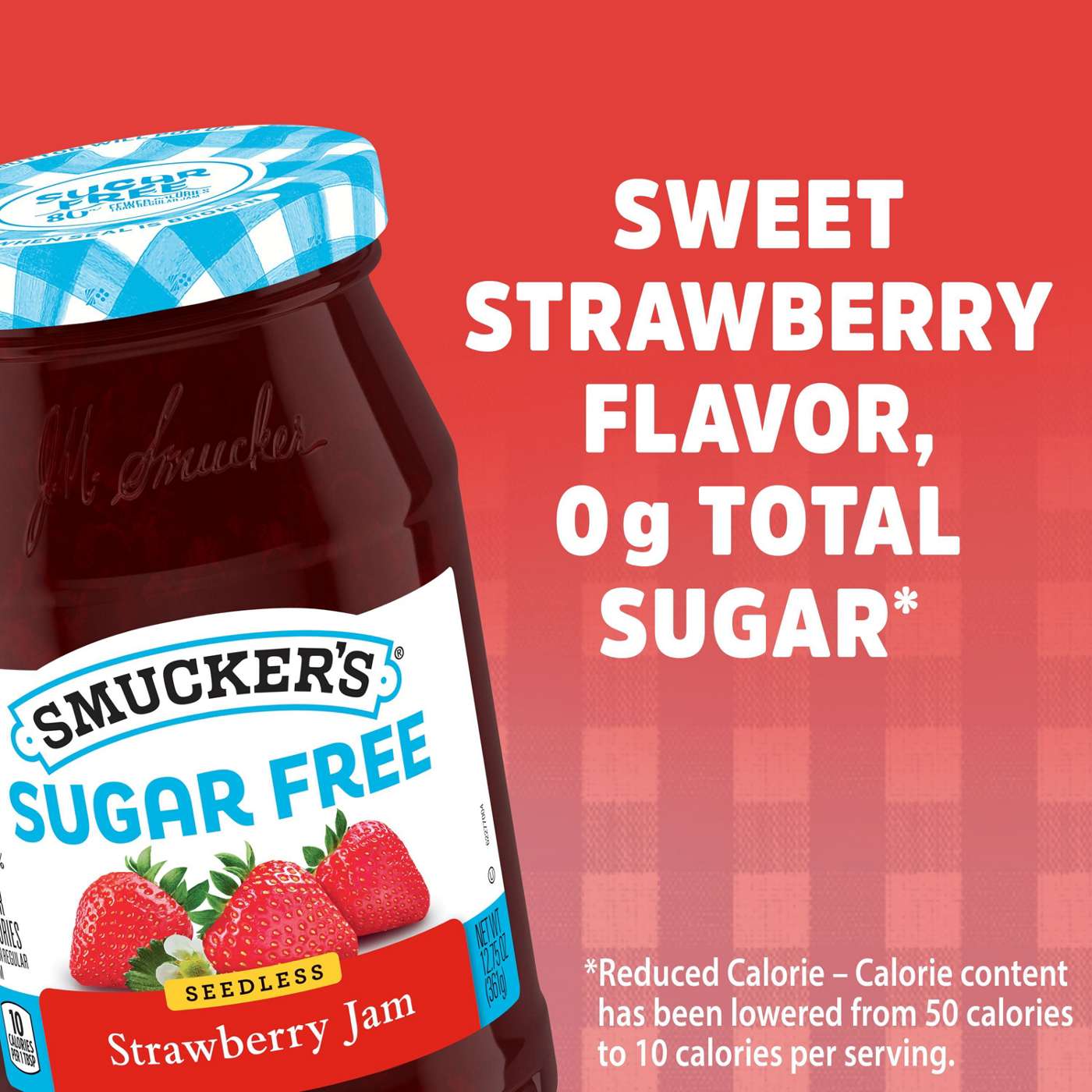 Smucker's Sugar Free Seedless Strawberry Jam; image 3 of 5