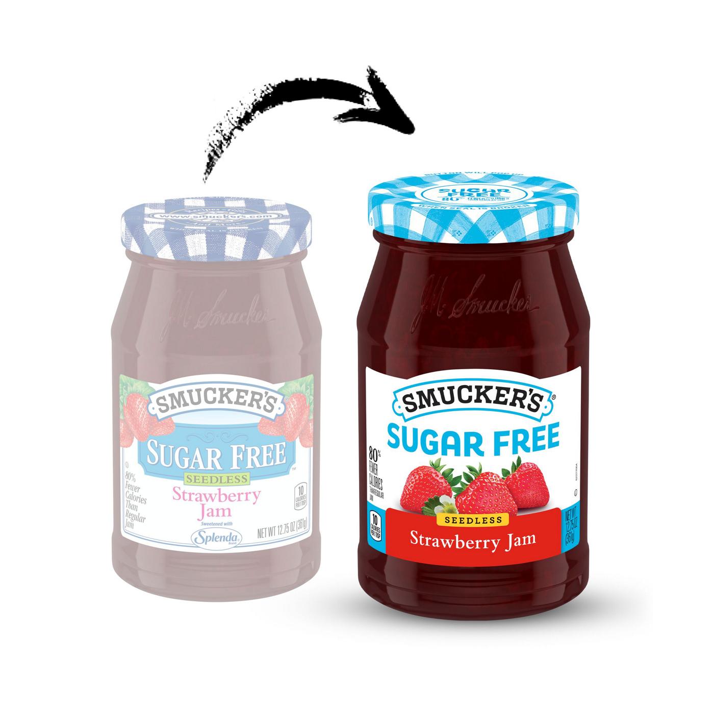 Smucker's Sugar Free Seedless Strawberry Jam; image 5 of 5