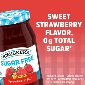 Smucker's Sugar Free Seedless Strawberry Jam, 12.75 oz