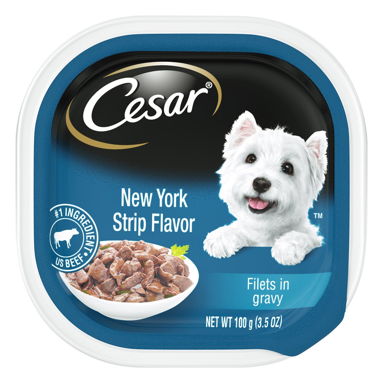 Cesar Gourmet Filets New York Strip Wet Dog Food Shop Dogs at HEB