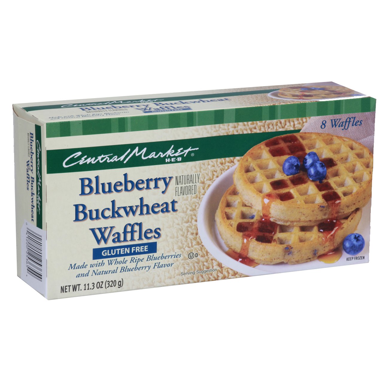 Central Market Blueberry Buckwheat Waffles Shop Entrees & Sides at HEB