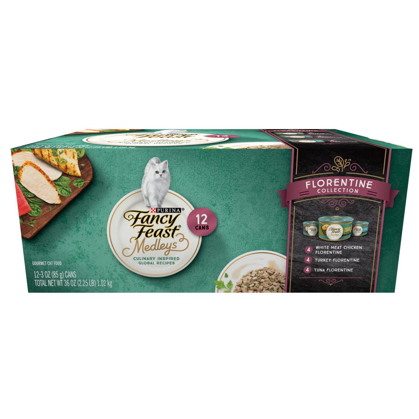 Fancy Feast Medleys Florentine Collection Wet Cat Food Variety