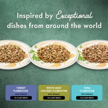 Fancy Feast Purina Wet Cat Food Medleys Wet Cat Food Variety Pack - Florentine, 3 oz