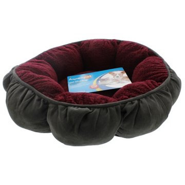 Aspen Pet Puffy Round Pet Bed, 18"x18"