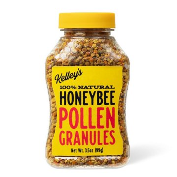 Kelley's 100% Natural Honeybee Pollen Granules, 3.5 oz