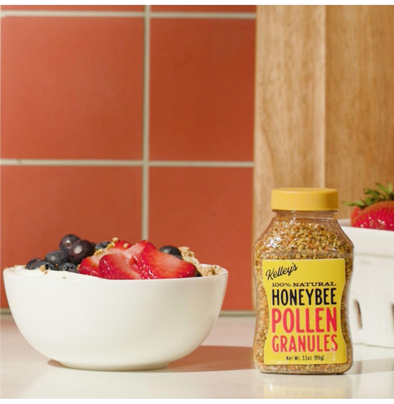 Kelley's 100% Natural Honeybee Pollen Granules; image 4 of 4