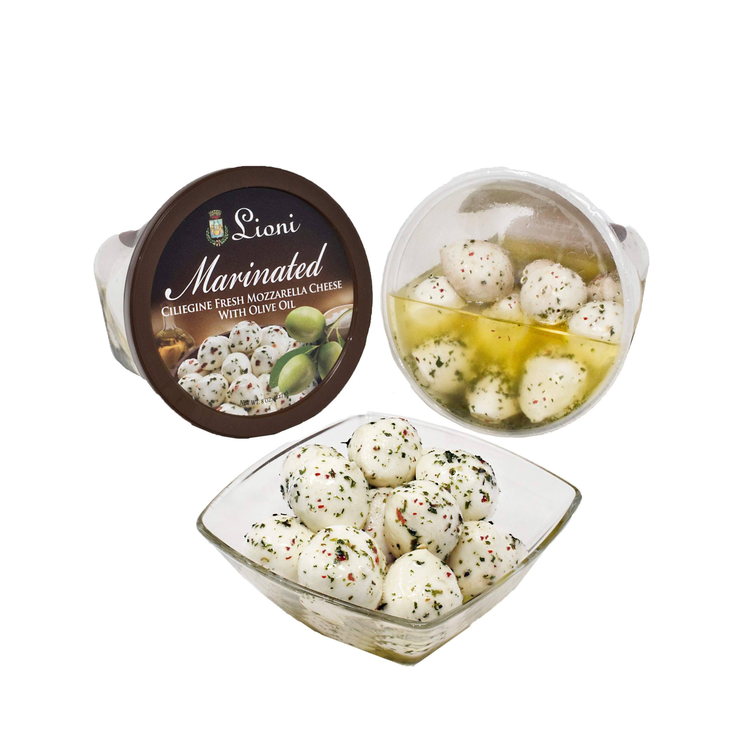 Lioni Marinated Ciliegene Fresh Mozzarella Cheese - Shop Cheese at