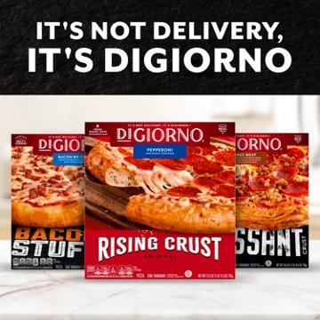 DiGiorno Cheese Stuffed Crust Five Cheese Frozen Pizza, 22.2 oz