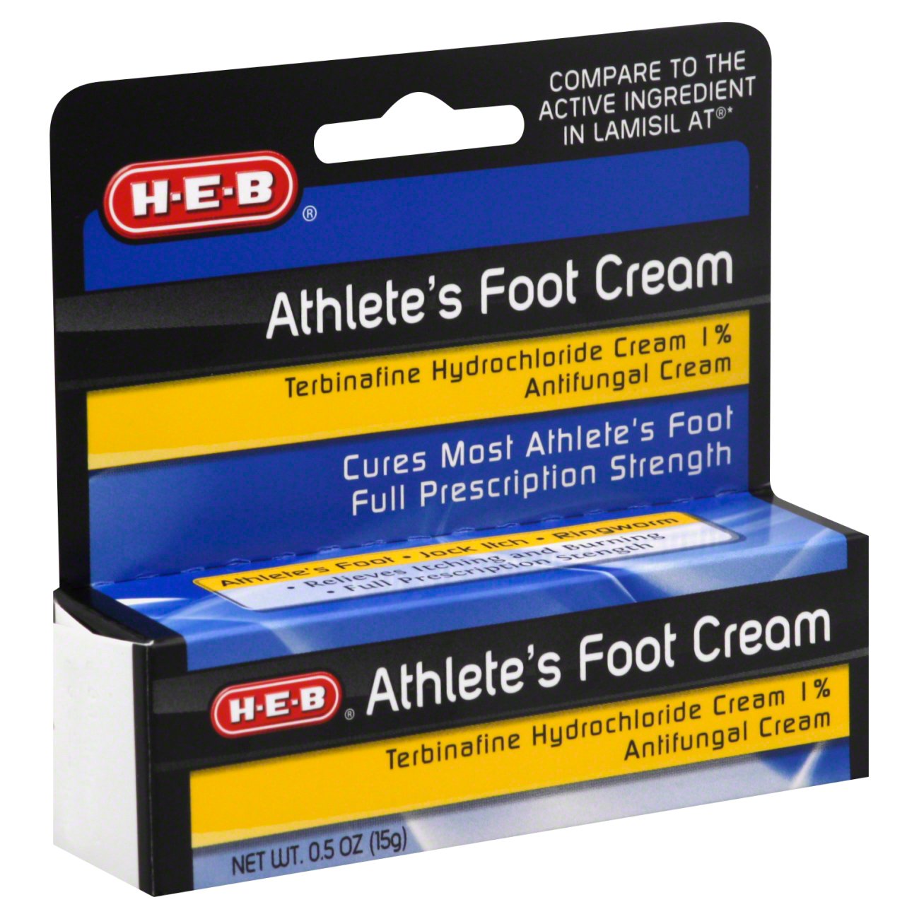 H-E-B Terbinafine 1% Antifungal Foot Cream - Shop Skin & Scalp ...