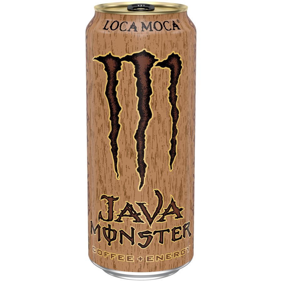 monster energy drink label caffeine